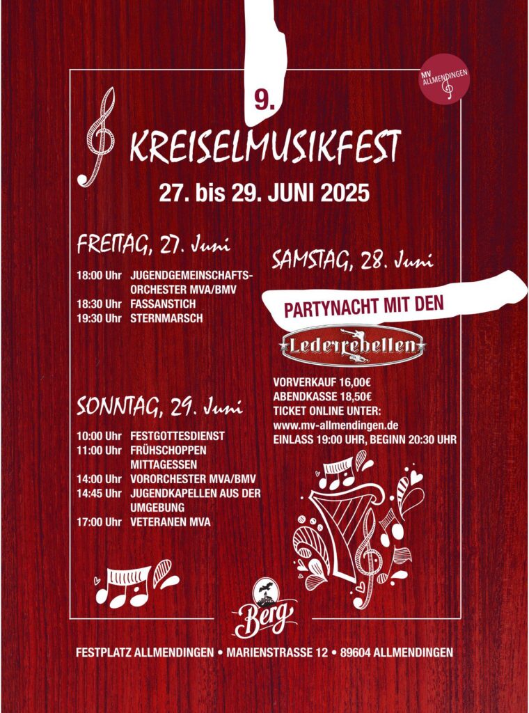Plakat Kreiselmusikfest 2025