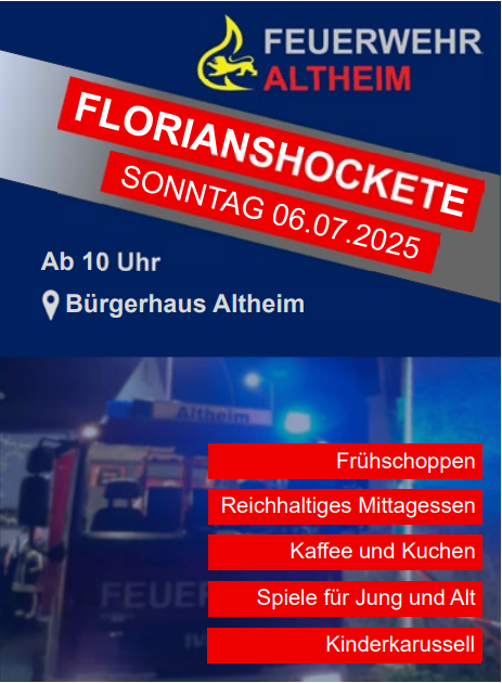 Plakat Florianshockete