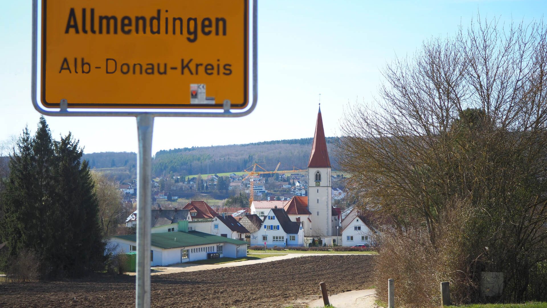 Allmendingen Ortsschild