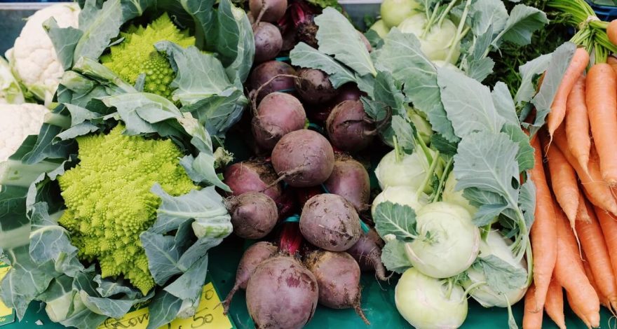 verschiedenes Gemüse auf dem Markt